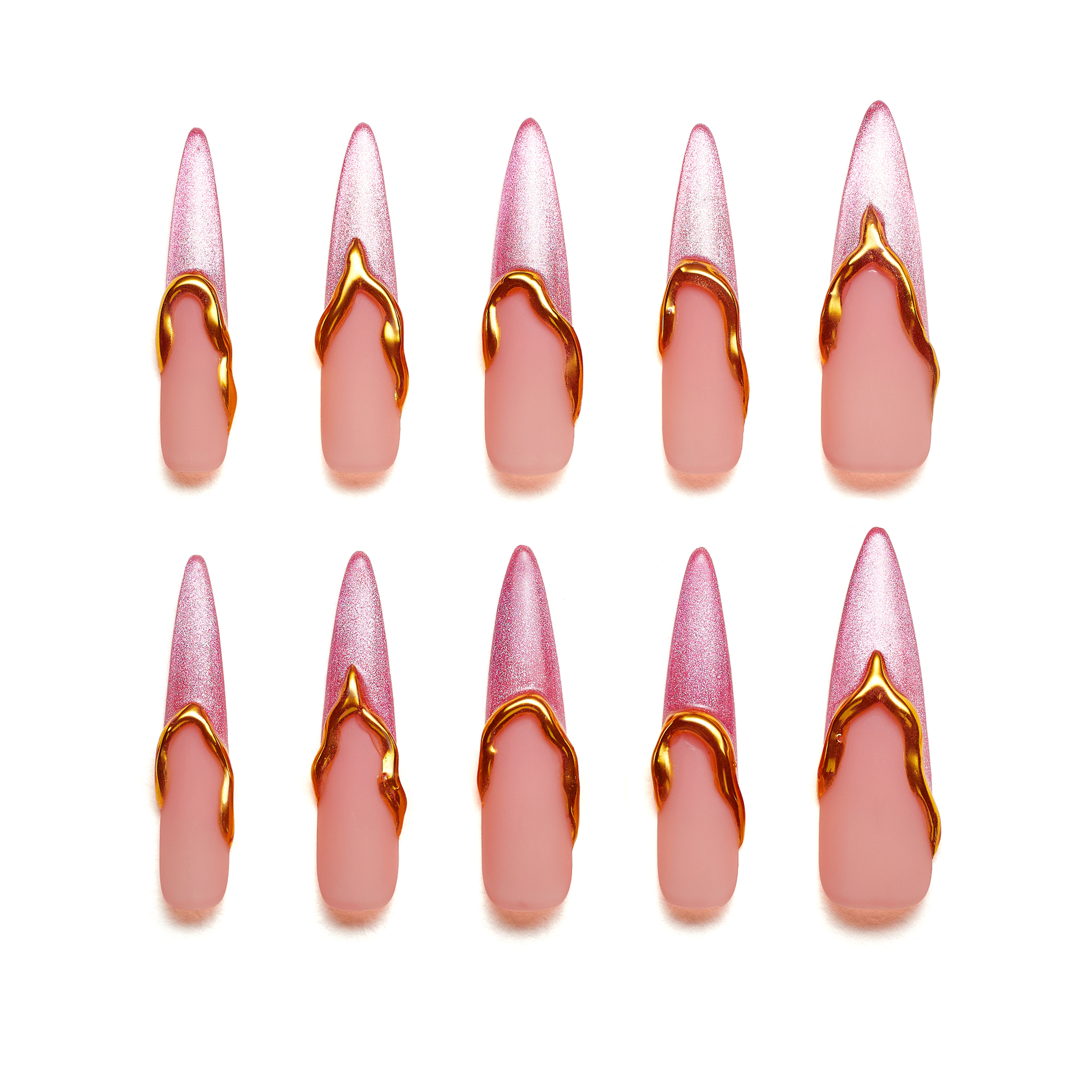 Armonía rosa dorada