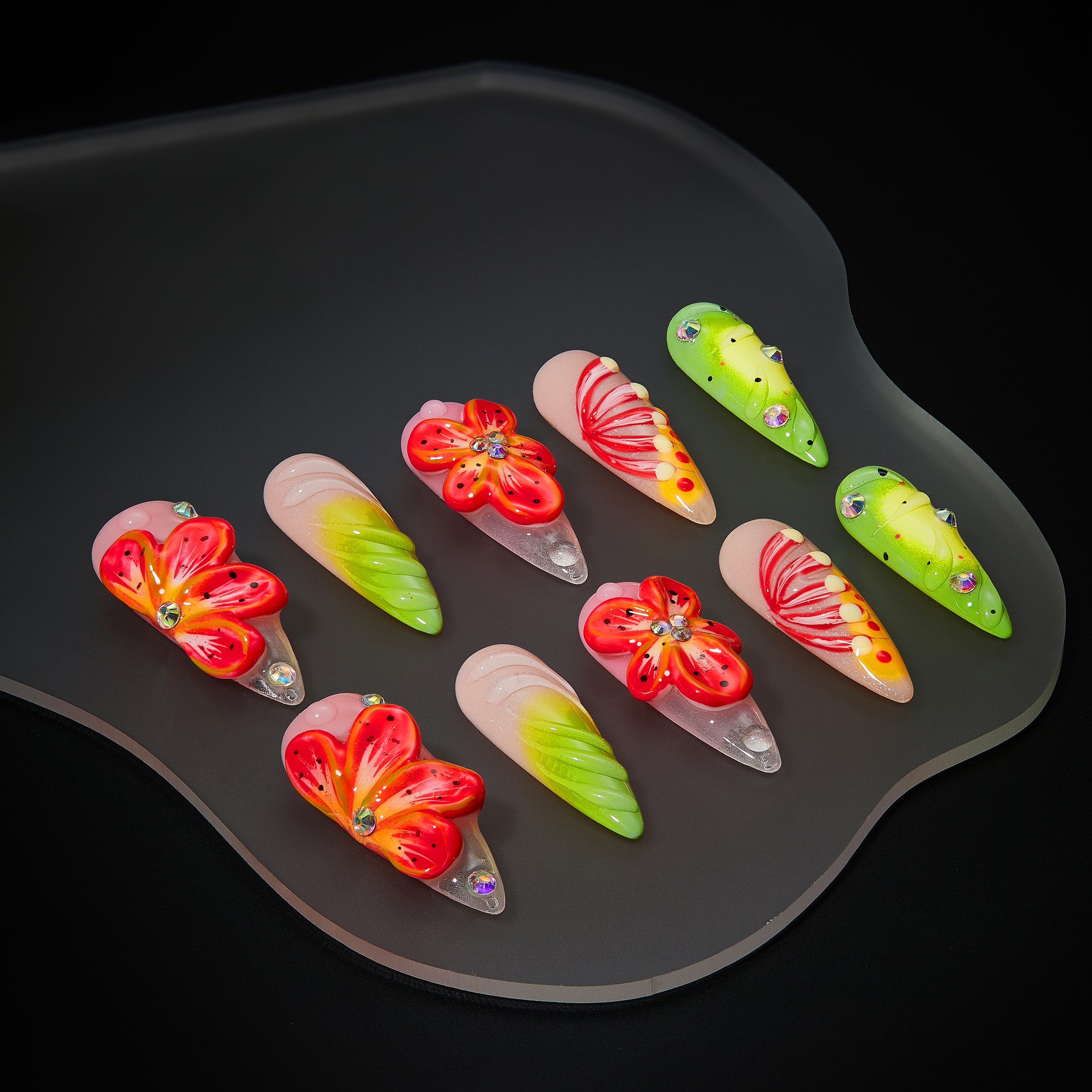 Vibrant Floral Ballet