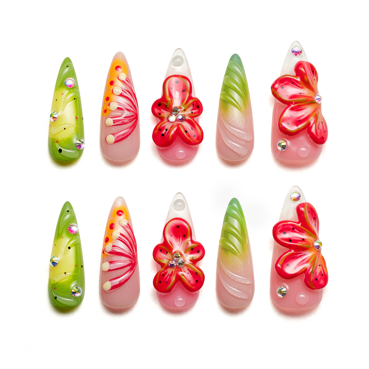 Ballet floral vibrante
