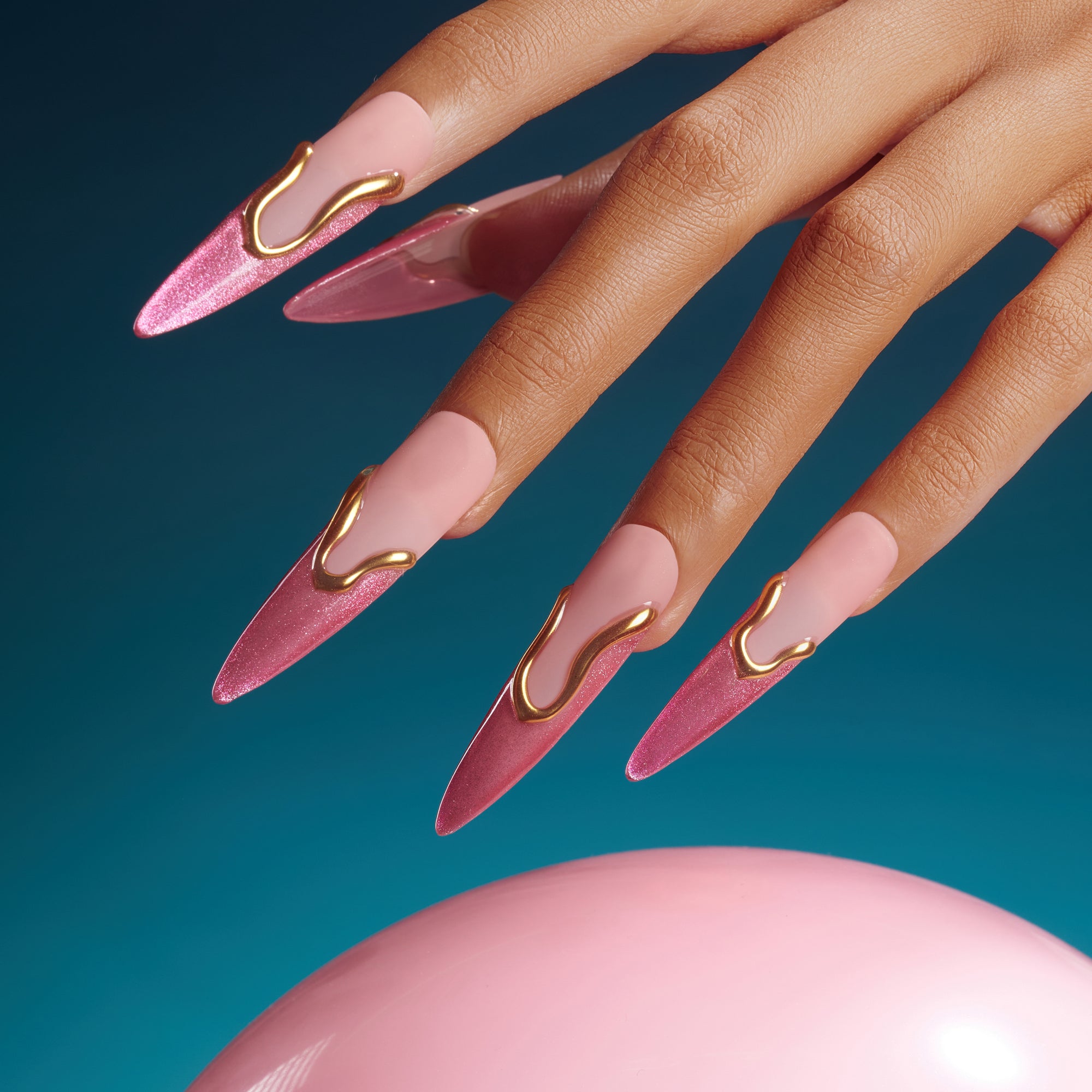 Gilded Pink Harmony