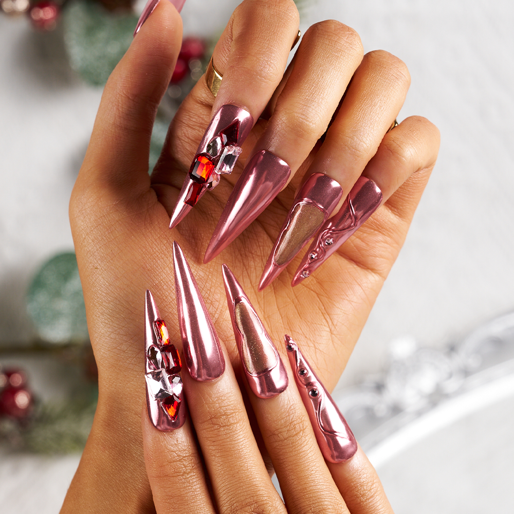 diamond-satin-glow-rhinestone-chrome-luxury-press-on-nails