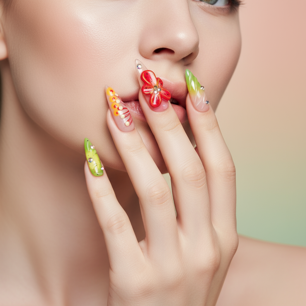 Vibrant Floral Ballet