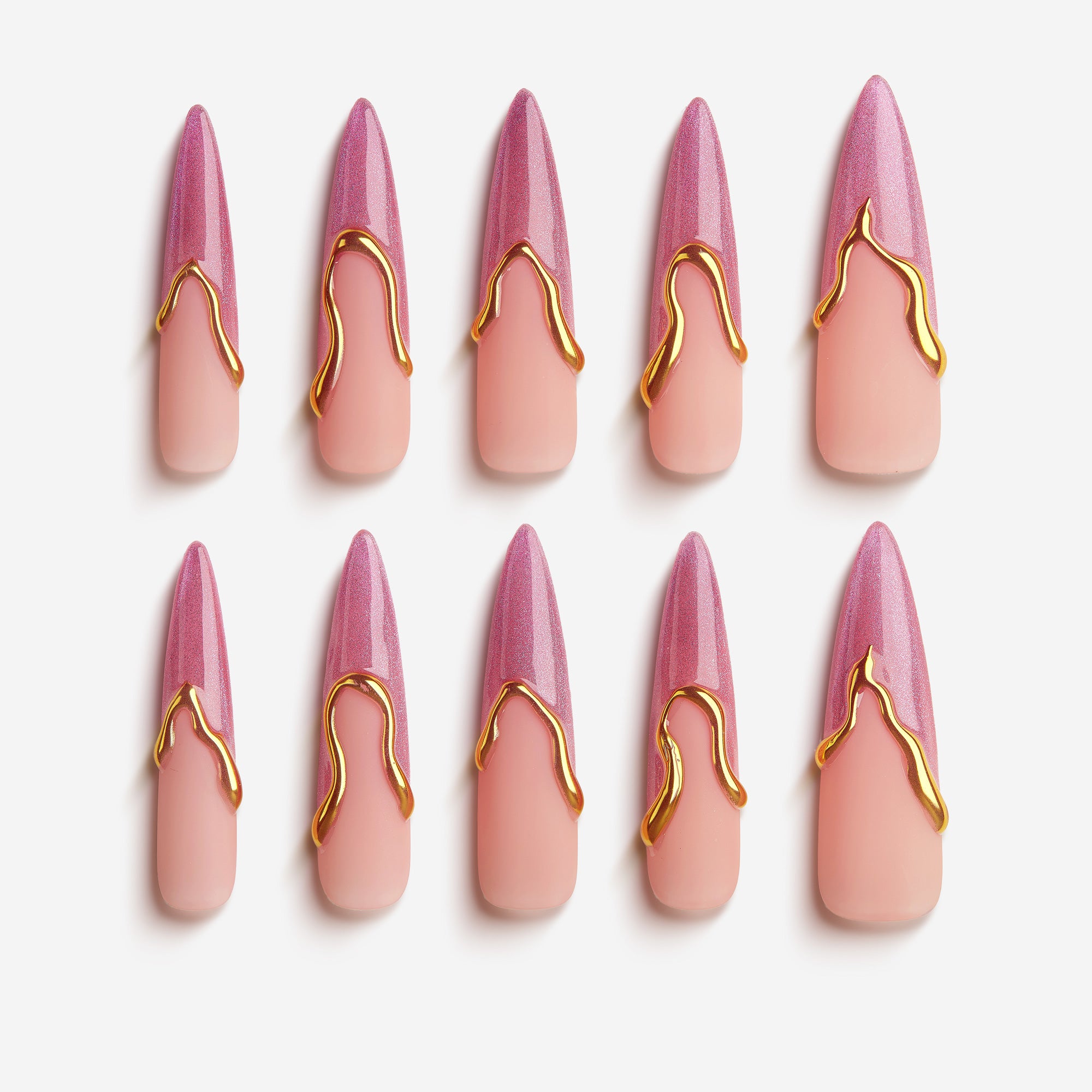 Gilded Pink Harmony