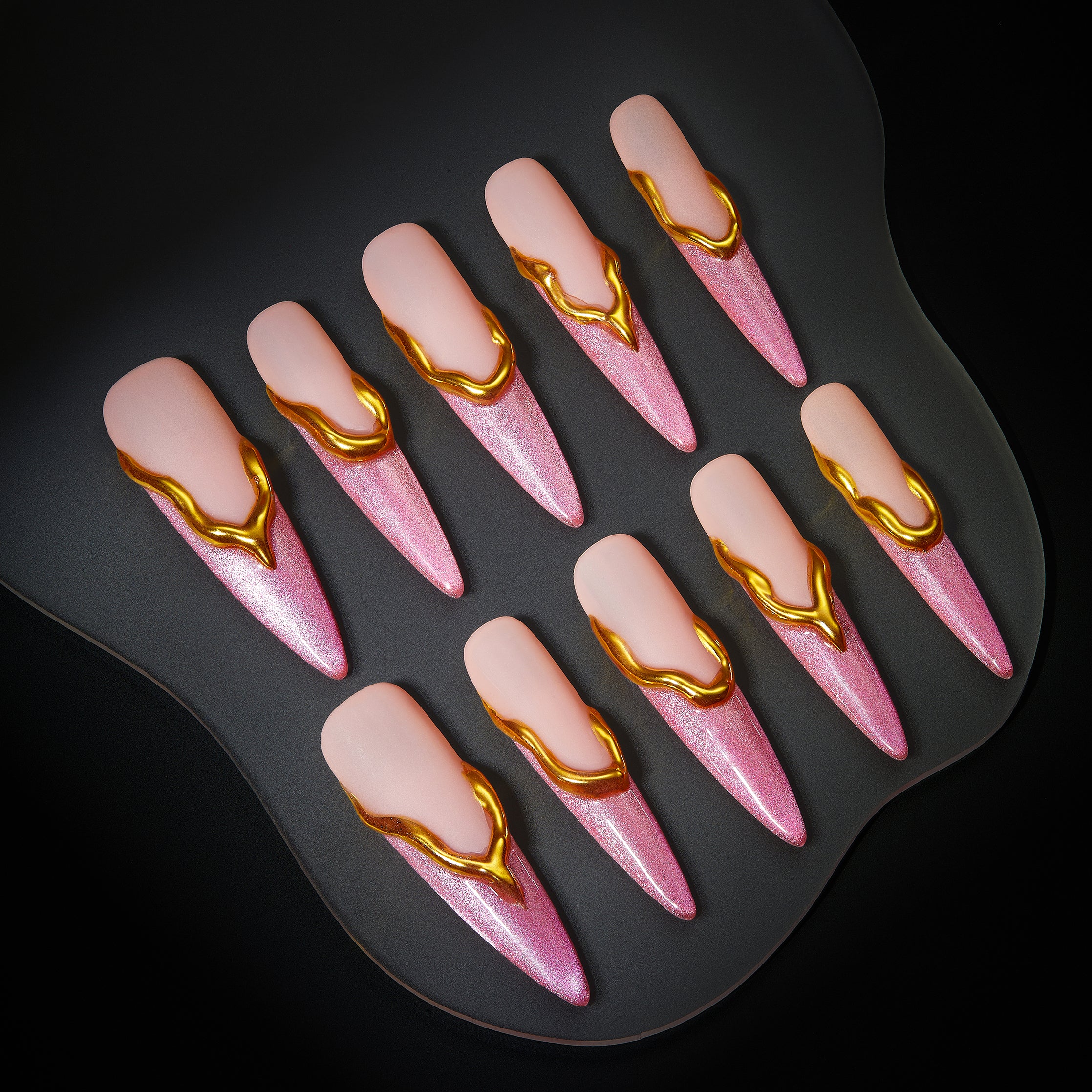 Gilded Pink Harmony