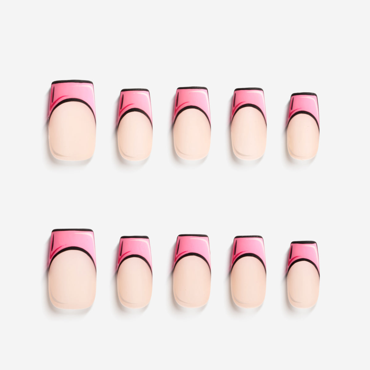 Pine Dream – green and gold 3D press-on nails with metallic art details